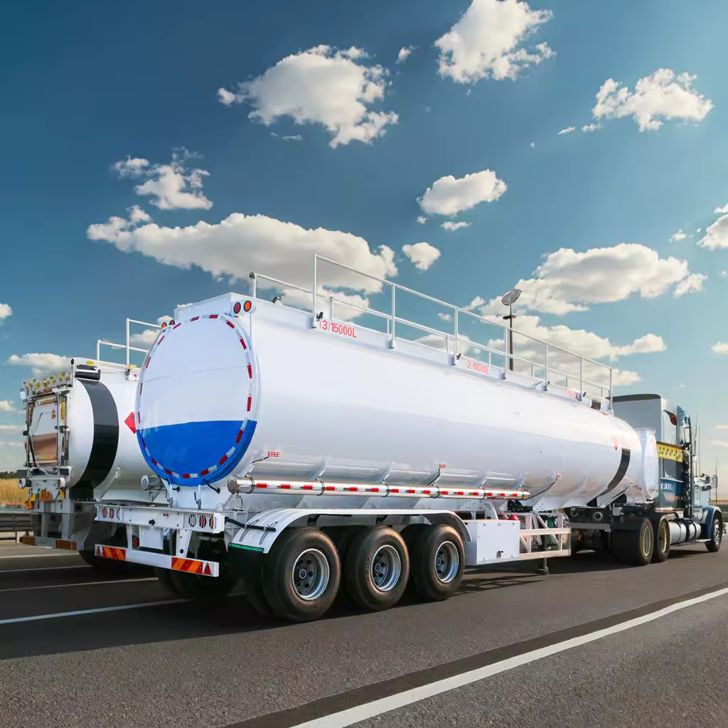 Diesel Supply and Distribution — tanker truck fleet at depot